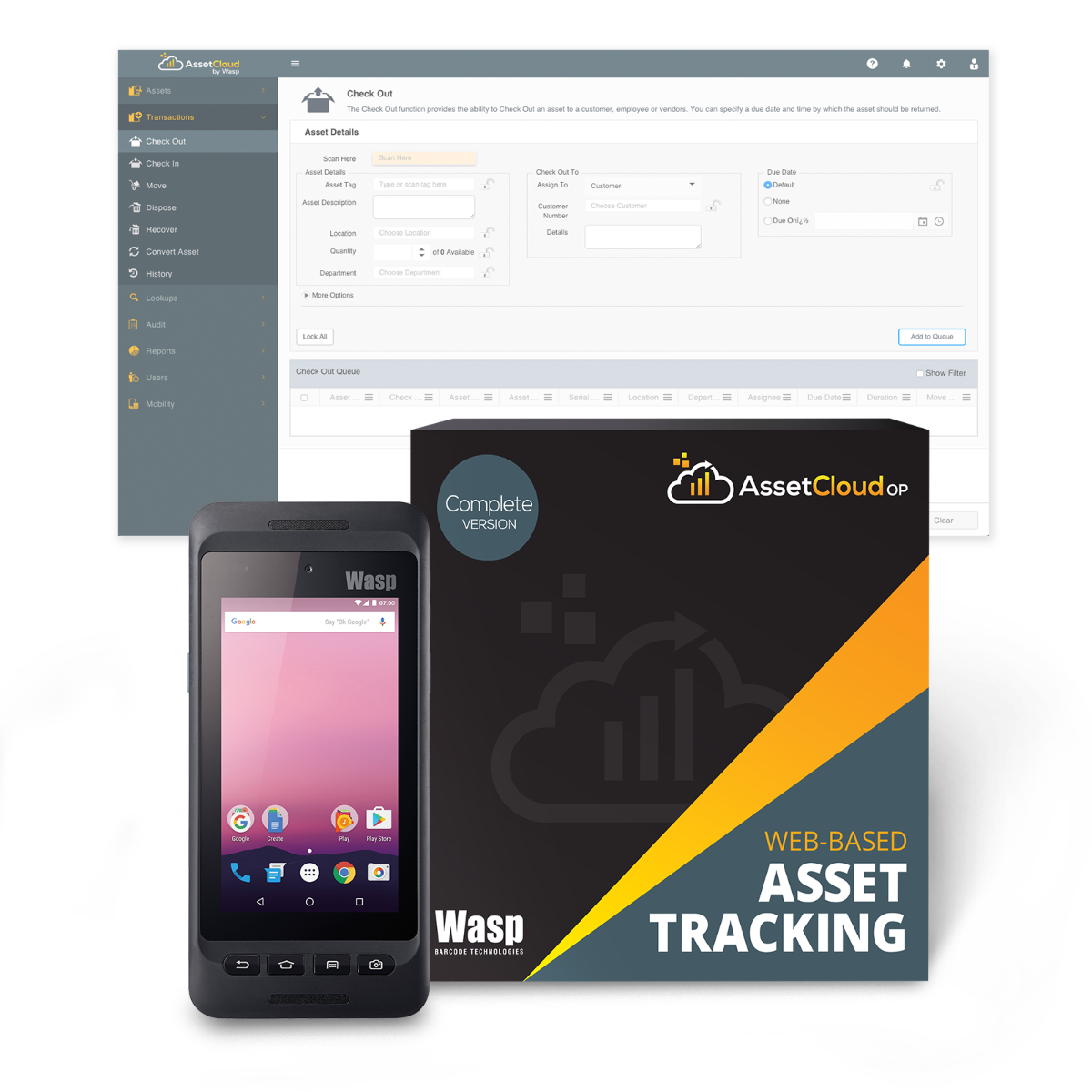 Wasp AssetCloudOP Complete - 5 user w/DR6